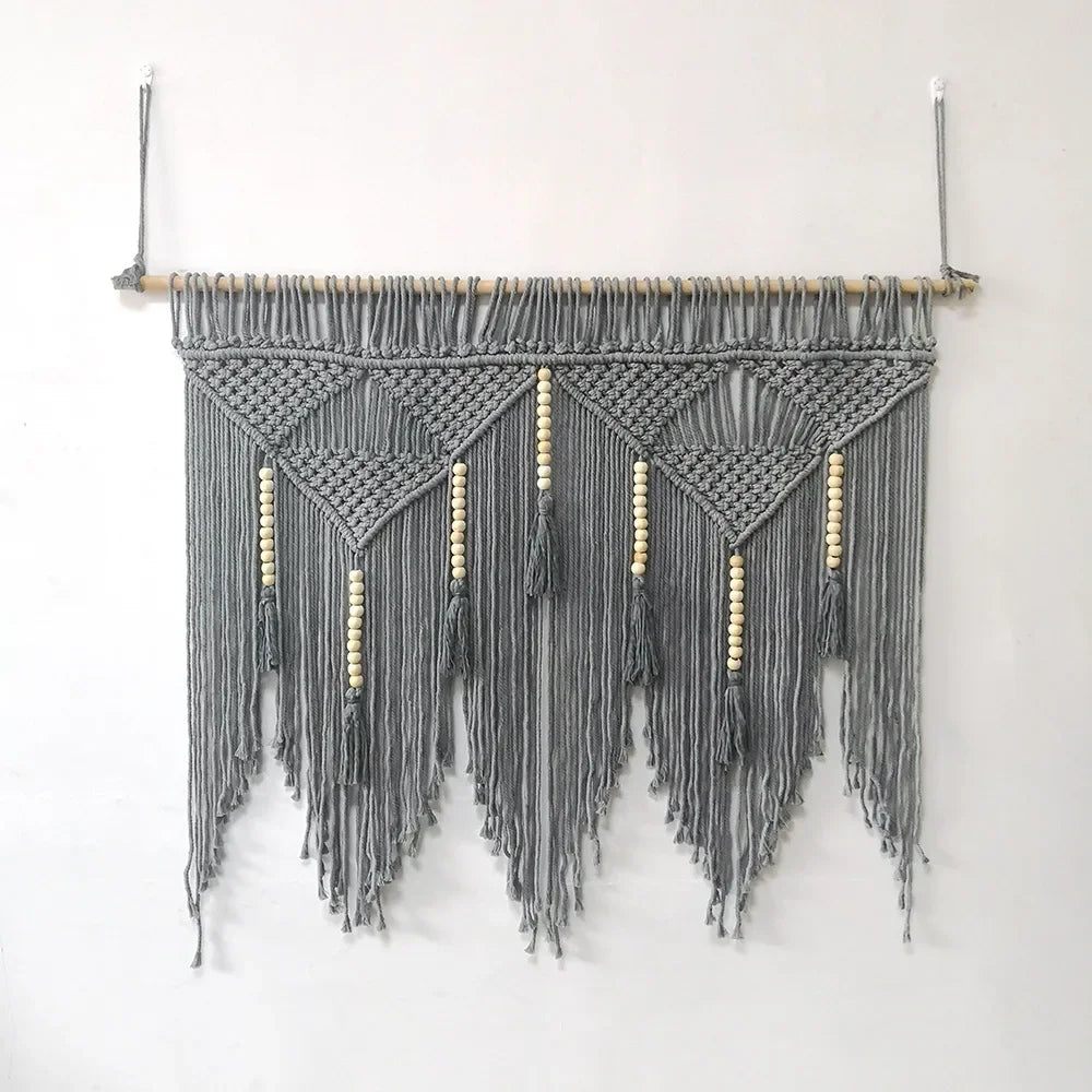 Macramé Mural Gris